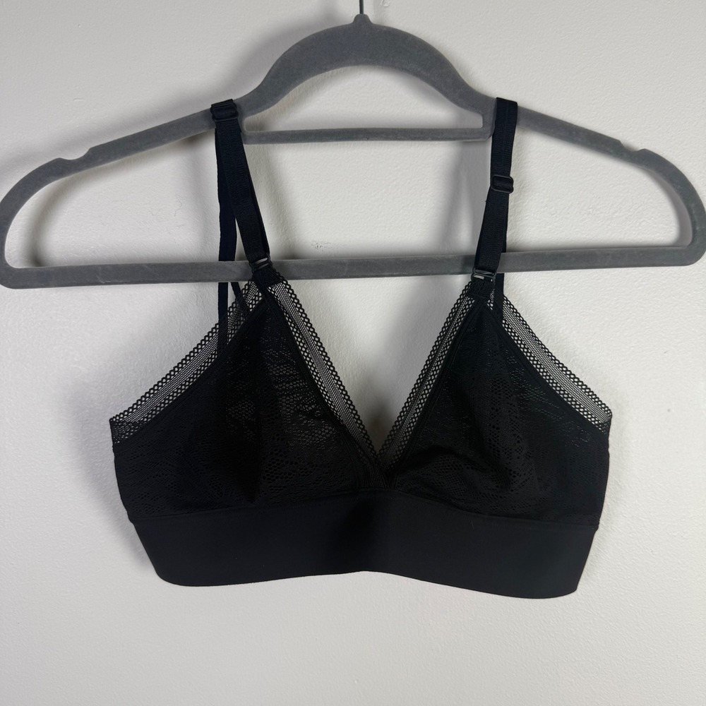 NWT Soma Bralette Lot of 2 Size Small Pink and Black Lace - Picture 5 of 10
